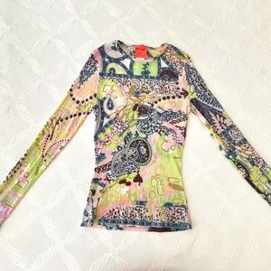 Christian La Croix Bazaar Top Small